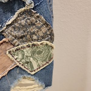 Jaded Gypsy denim overall shorts